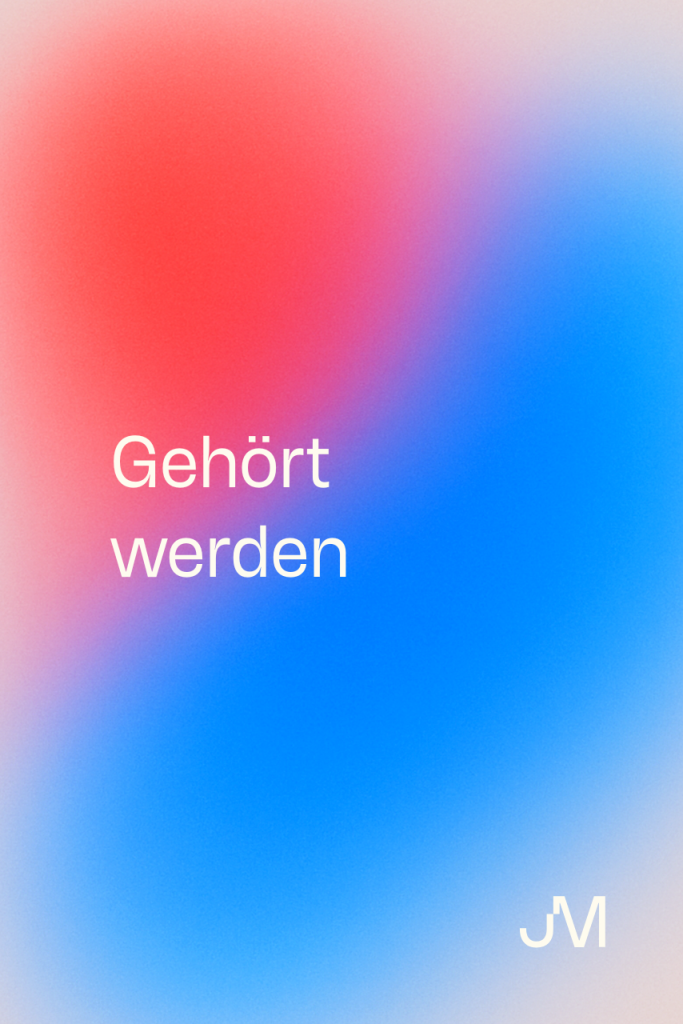 Gehört werden bei Gesprächen. Die Reflexion.